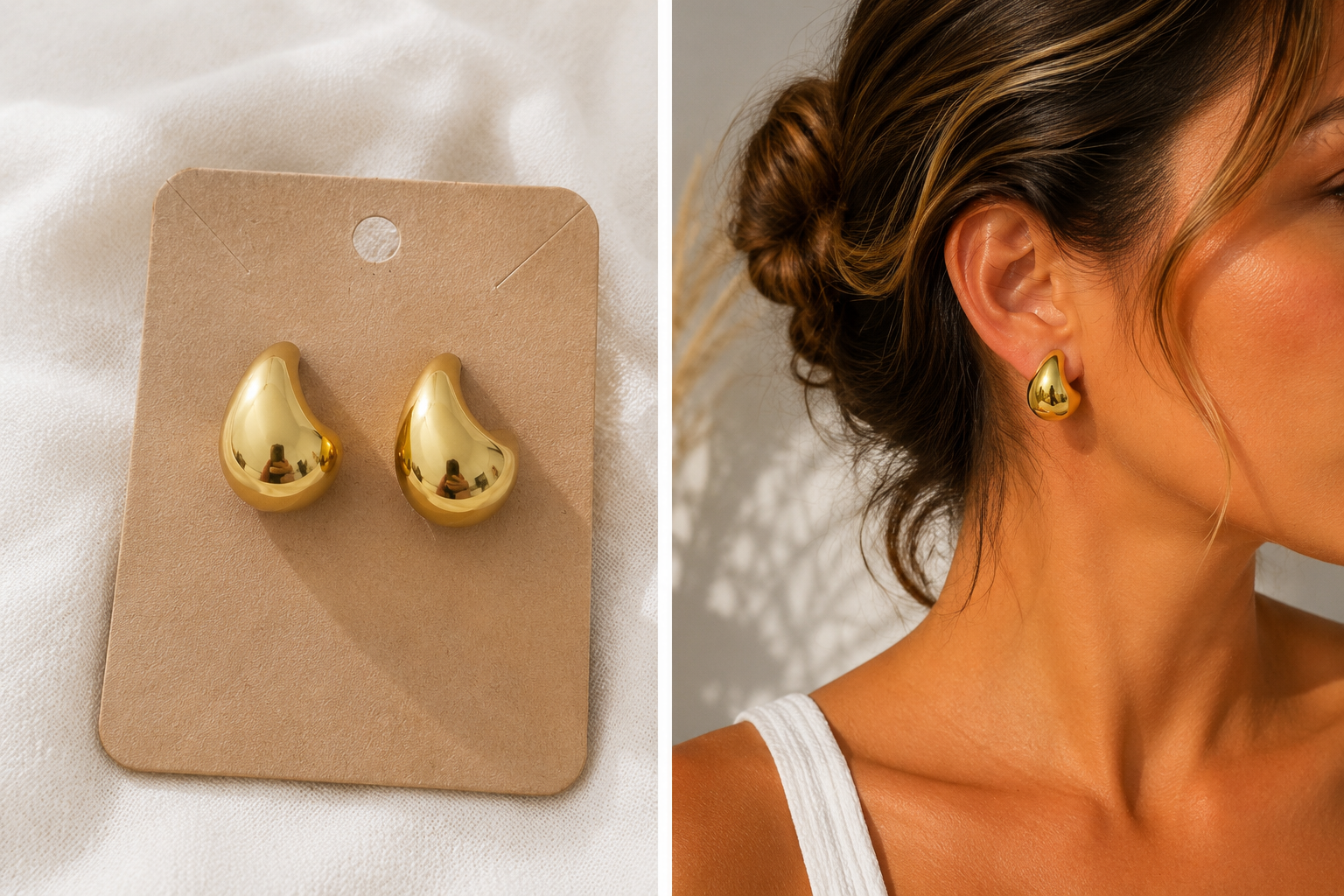 ✨ Boucles d'oreilles Goutte