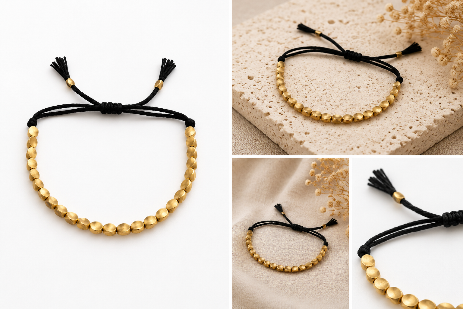 Bracelet Tibétain Porte-Bonheur – Adulte & Enfant Acier inoxydable