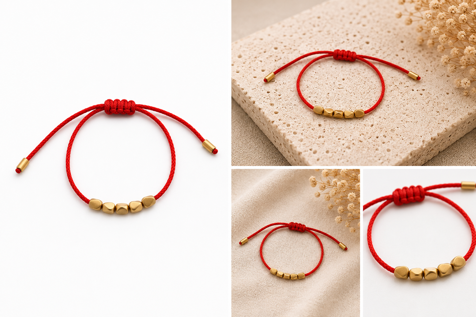 Bracelet Tibétain Porte-Bonheur – Adulte & Enfant Acier inoxydable