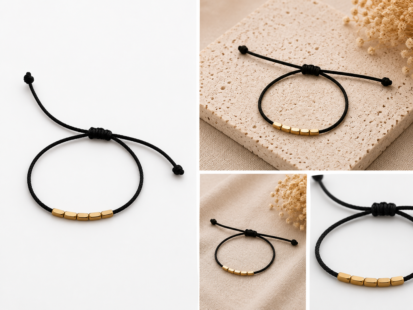 Bracelet Tibétain Porte-Bonheur – Adulte & Enfant Acier inoxydable