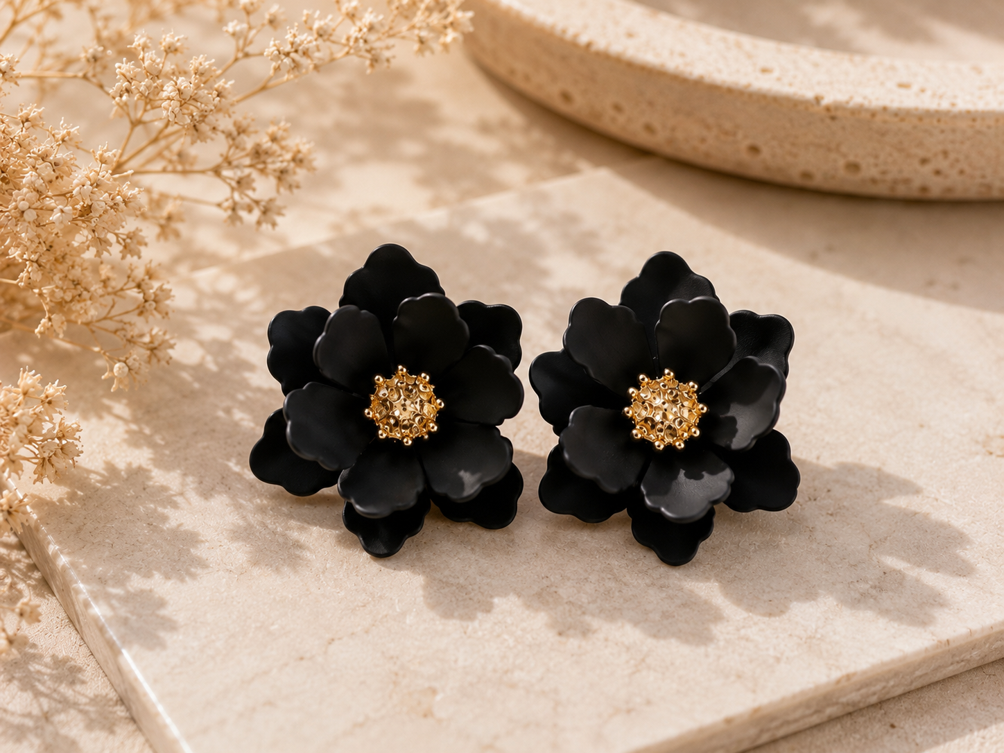 🌼 Boucles d'oreilles Marguerite – L'Atelier des Pépites