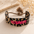 Bracelet tissé « SUMMER » – Esprit Bohème Chic
