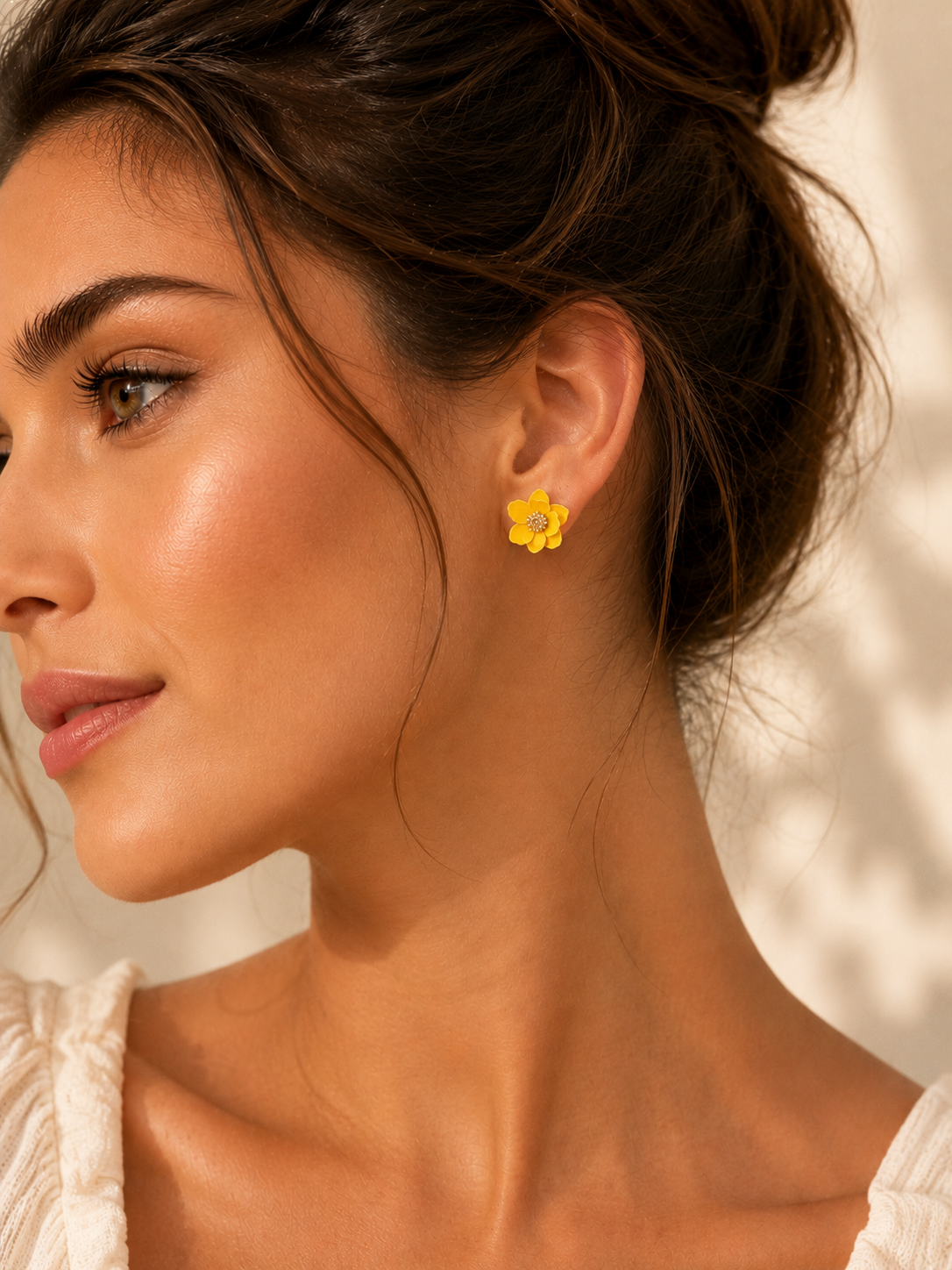 🌼 Boucles d'oreilles Marguerite – L'Atelier des Pépites